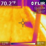 Thermal Image Roofing water leak
